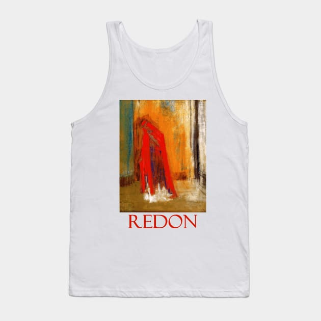 Woman in Red by Odilon Redon Tank Top by Naves